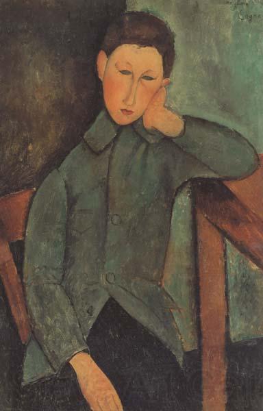 Amedeo Modigliani Le garcon a la veste bleue (mk38) Germany oil painting art